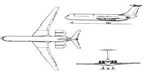 Ил-62 - дальний магистральный пассажирский самолёт