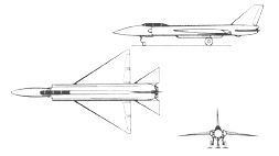 Сверхзвуковой истребитель-перехватчик Ла-250