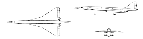 Сверхзвуковой пассажирский самолет Ту-144